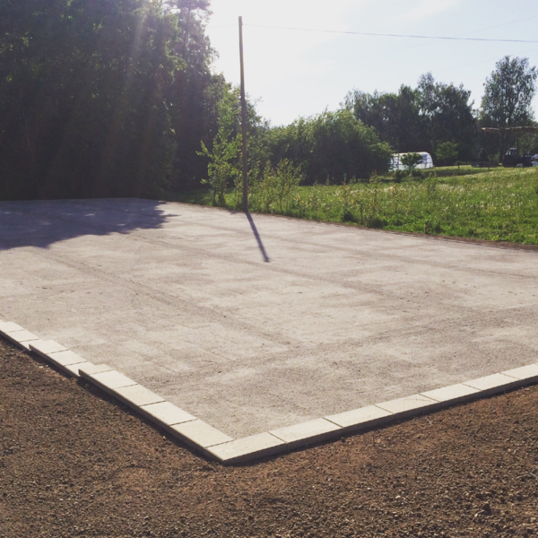 Sport courts construction