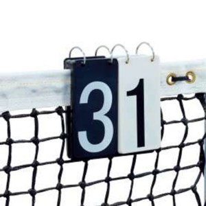 Court Royal tennis scoreboard