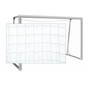 Youth soccer goal net Borussia 4 mm white