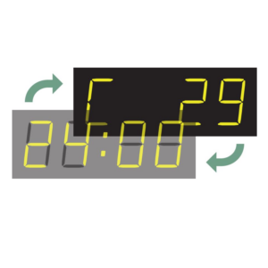 Nautronic NE16311-C time and temperature