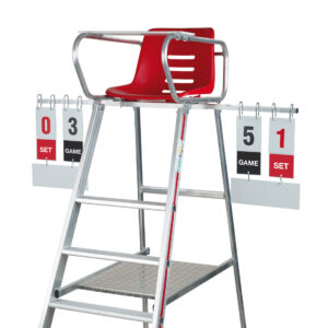 Scoreboard umpires chair