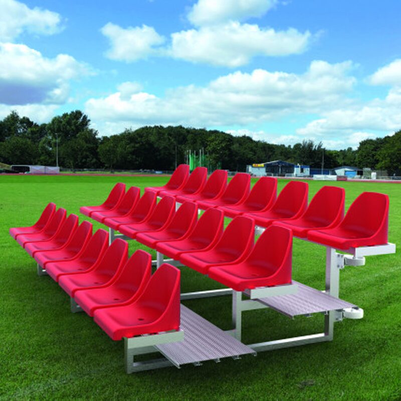 Grandstand 4 m mobile - 24 seats