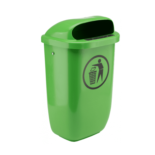 Waste Bin 50L in green or orange